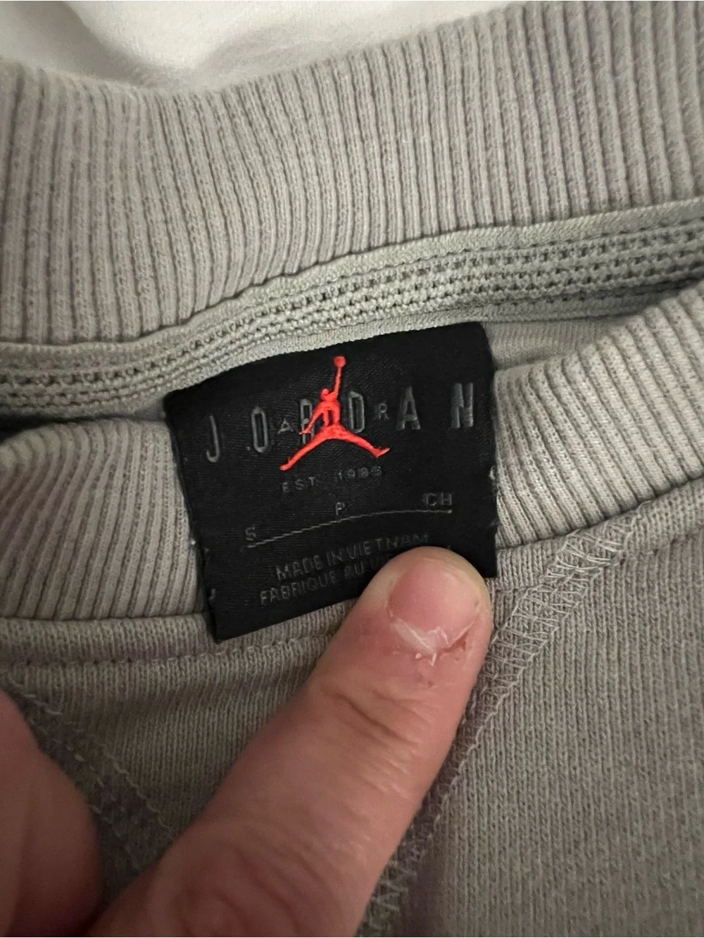 Jordan OU crewneck pullover sweatshirt with side zipper sz small